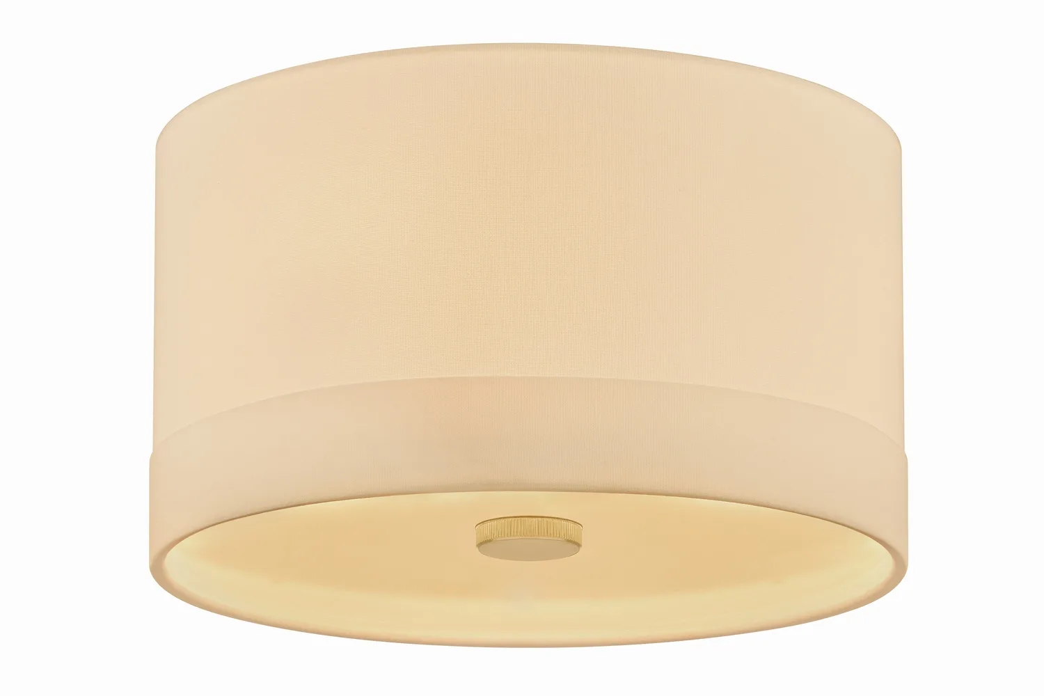 Ashland 3-Light Flush Mount in Aged Brass
