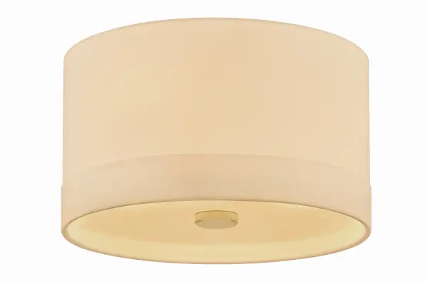 The Ashland flush mount combines modern proportions with transitional elegance. Its oversized drum silhouette features a white linen shade and etched glass diffuser that creates soft, even illumination perfect for entryways and living spaces.