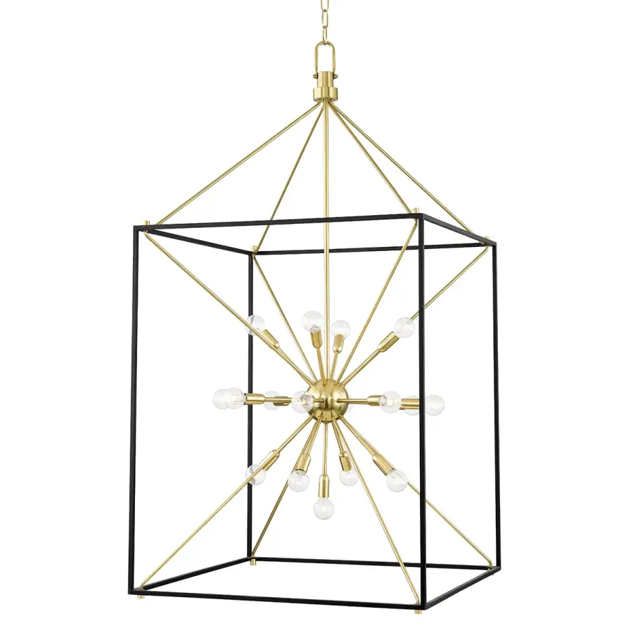 Hudson Valley 25-Light Lantern Chandelier - Image 1