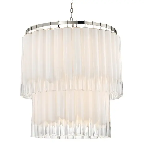 Tyrell 13-Light Chandelier in Polished Nickel