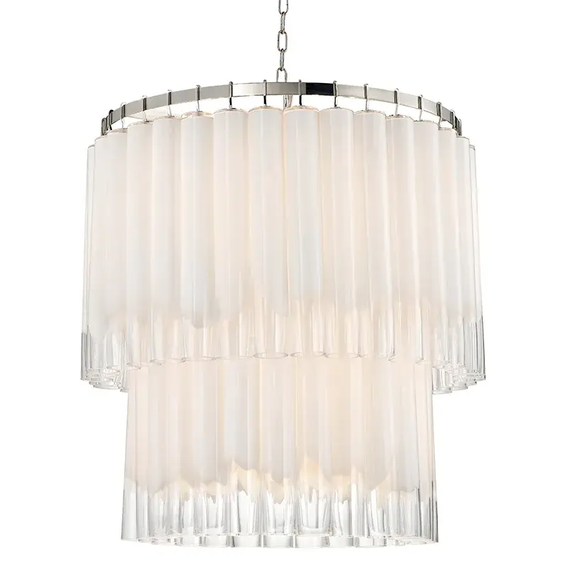 Tyrell 13-Light Chandelier in Polished Nickel