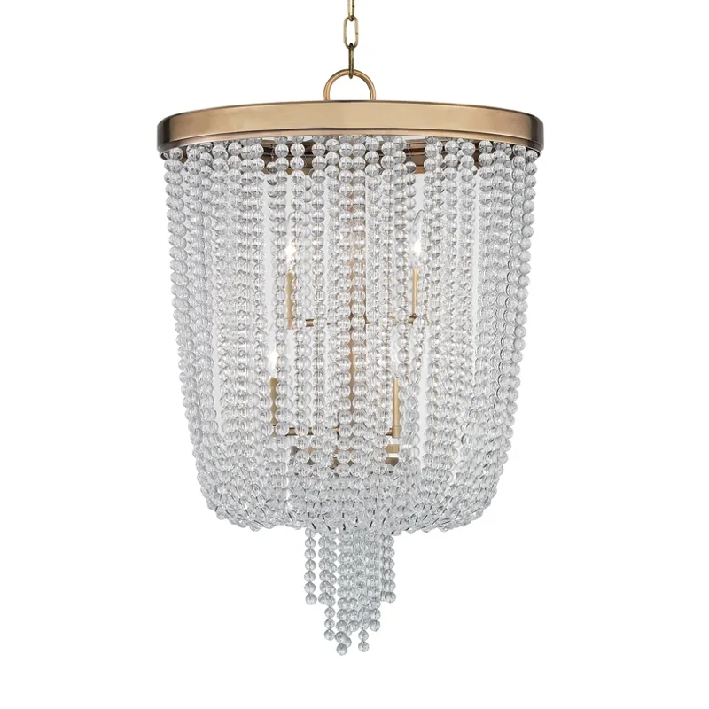 Royalton 6-Light Chandelier in Aged Brass