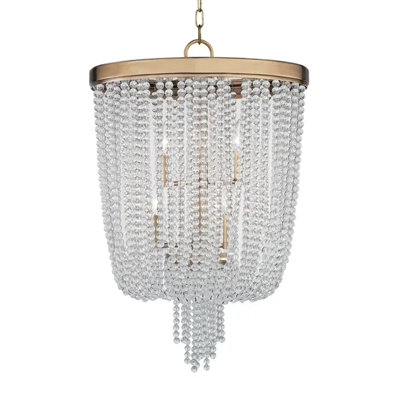 Royalton 6-Light Chandelier in Aged Brass - Image 1