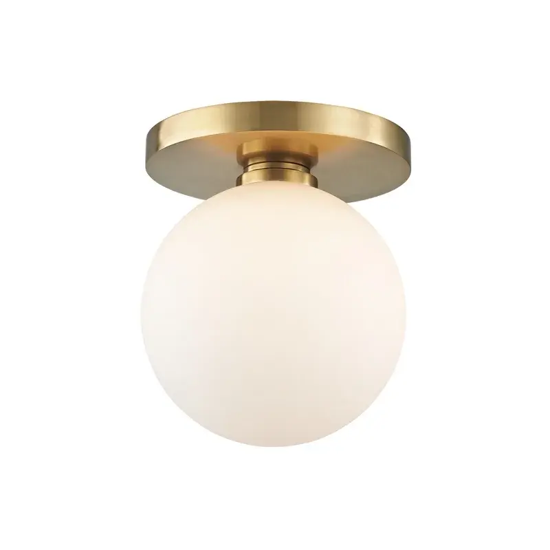 Baird LED Bath Bracket in Aged Brass - Image 1