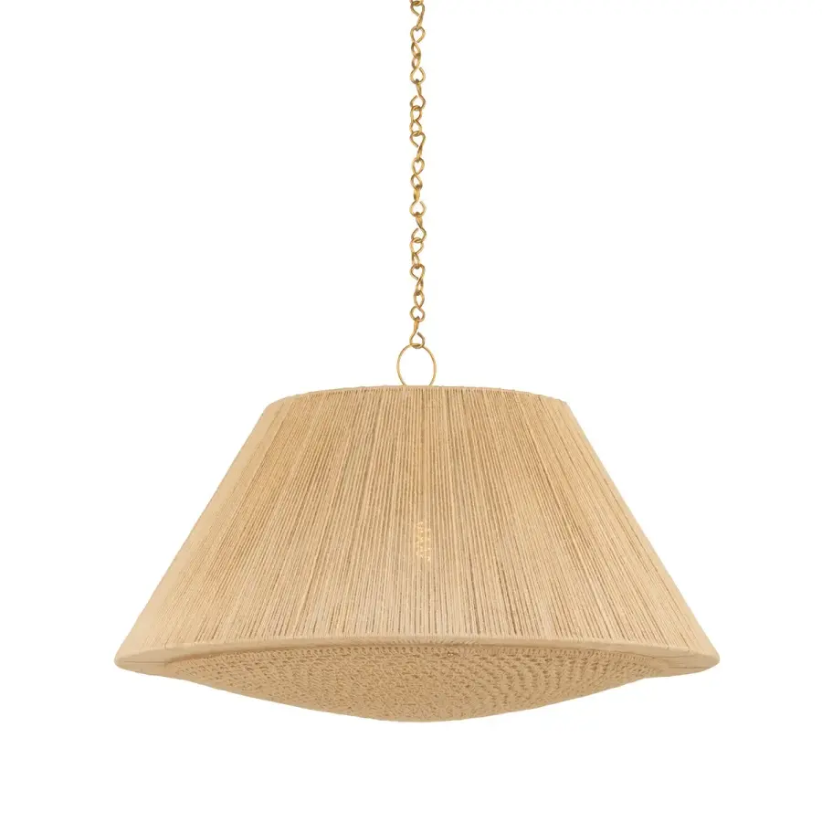 Mystic Large Pendant in Aged Brass