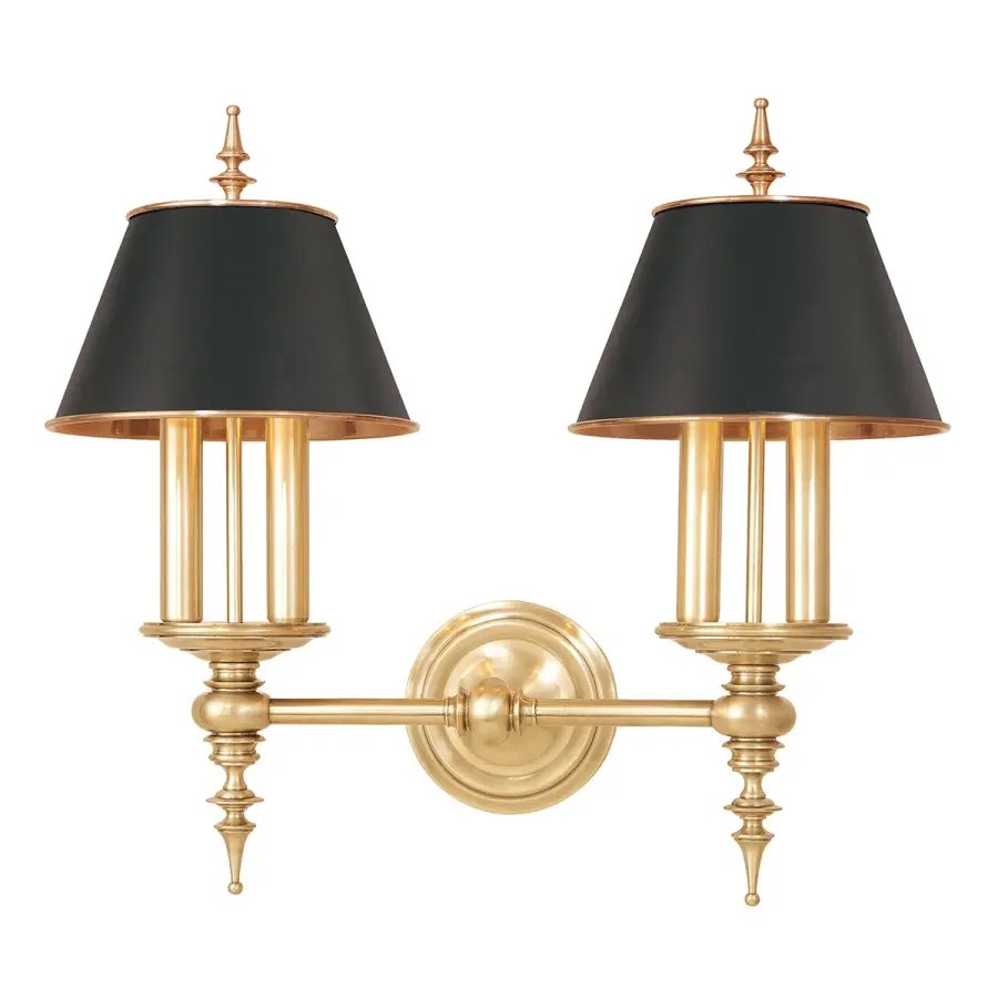 Cheshire 4-Light Wall Sconce in Aged Brass