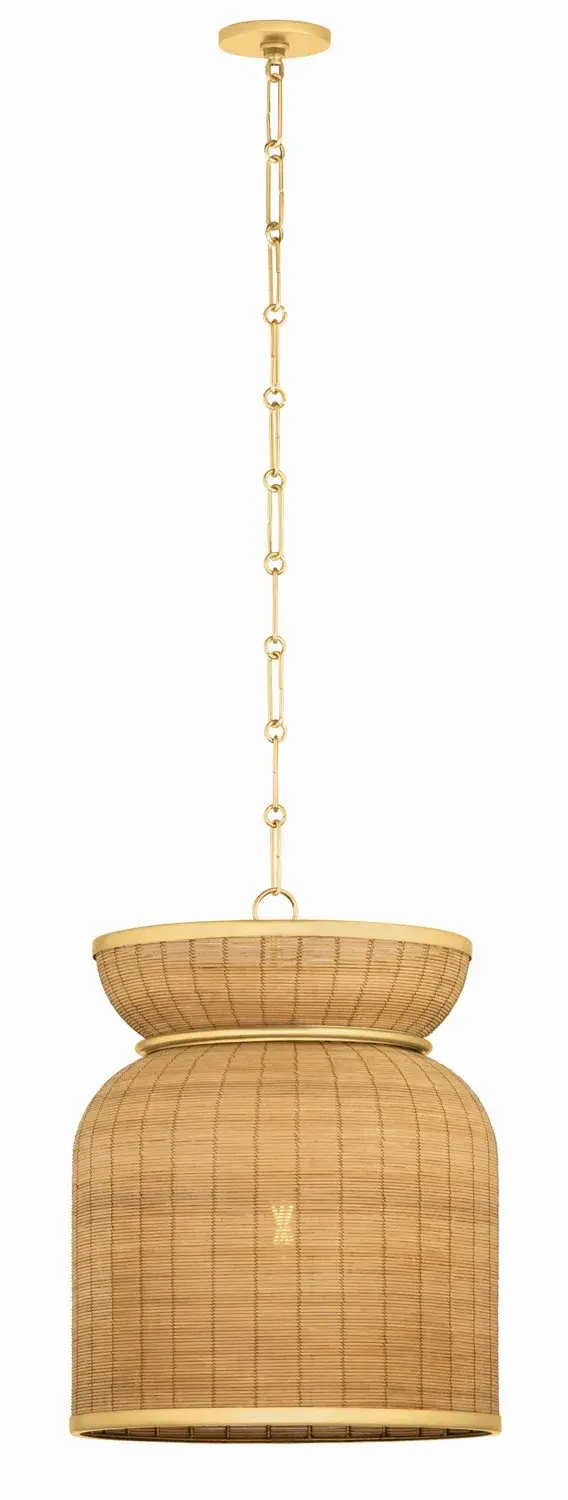 Parkchester Rattan Pendant Light - Image 1