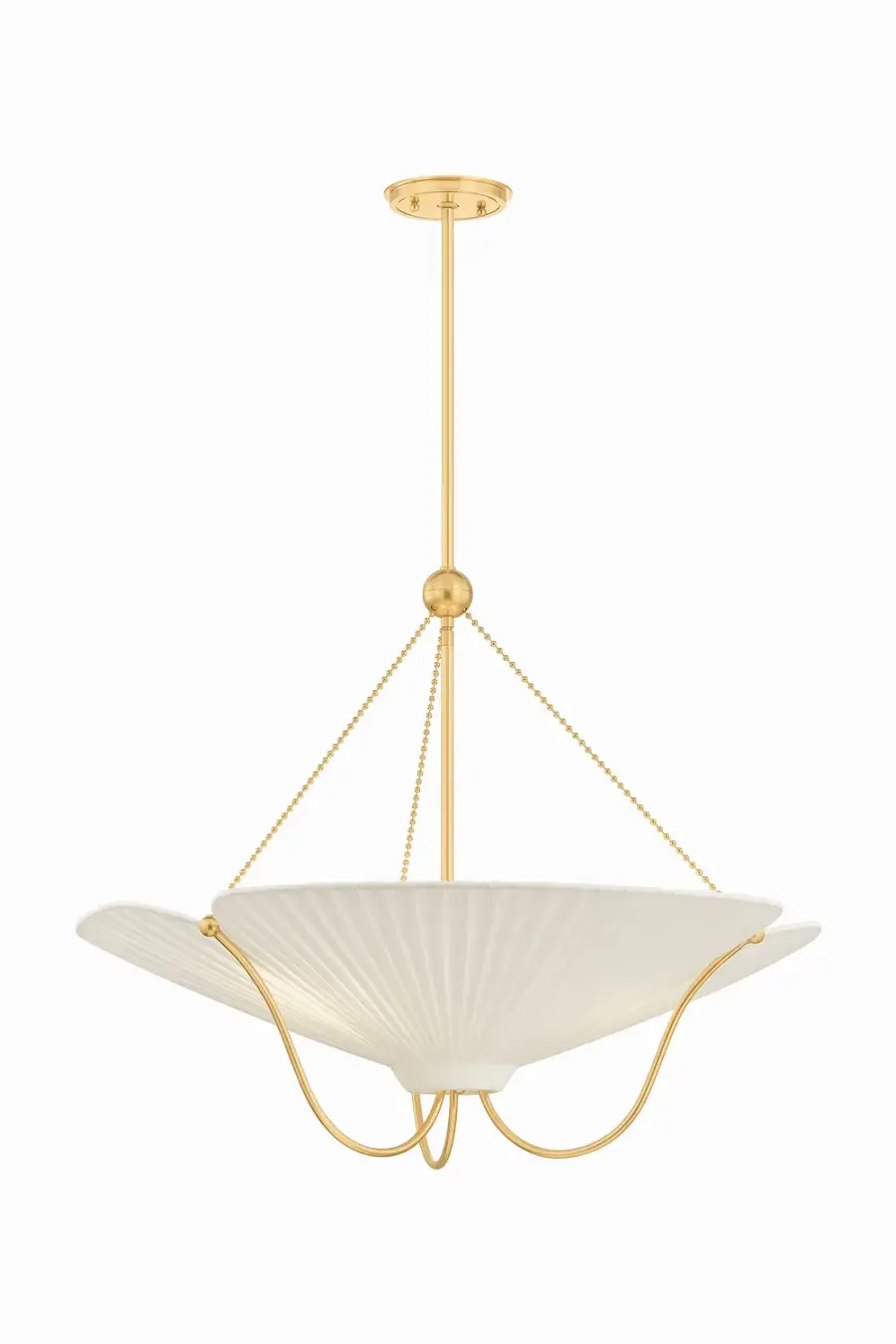 Gerhard 3-Light Pendant in Aged Brass - Image 1