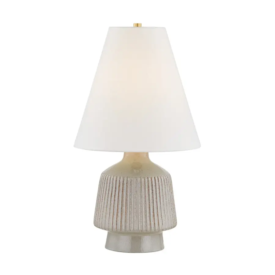 Hudson Valley Lighting Ceramic Cocoon Table Lamp - Image 1