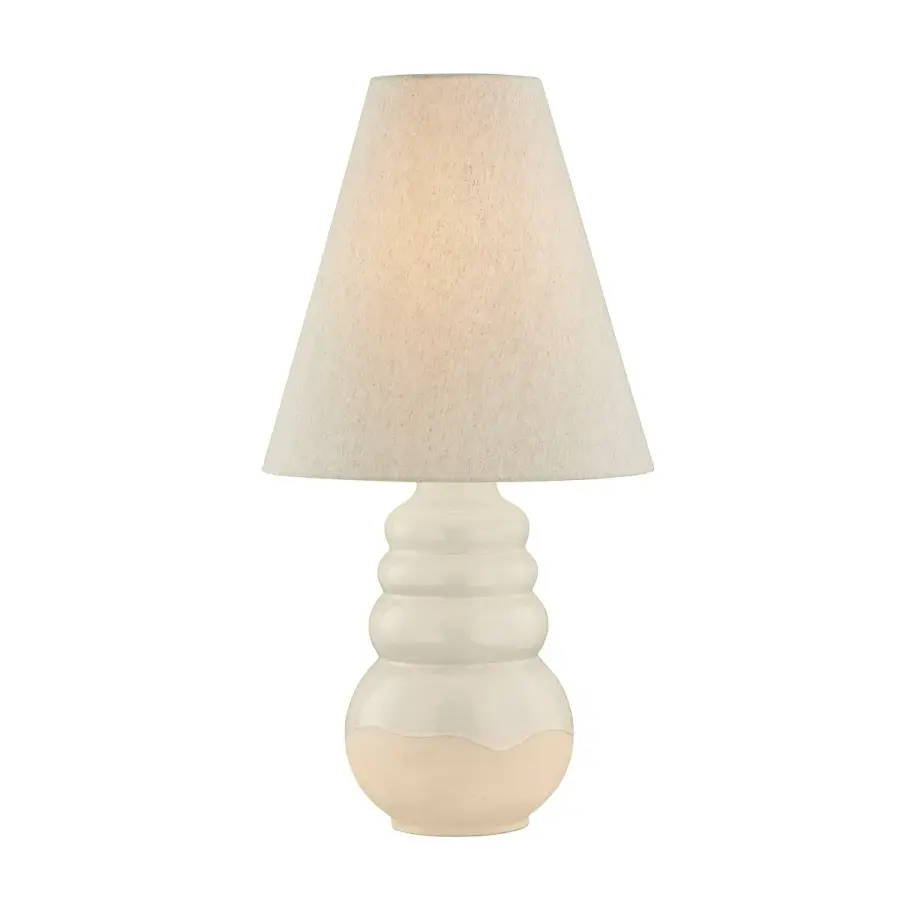 Hudson Valley Lighting Ceramic Table Lamp in Aged Brass - Image 1