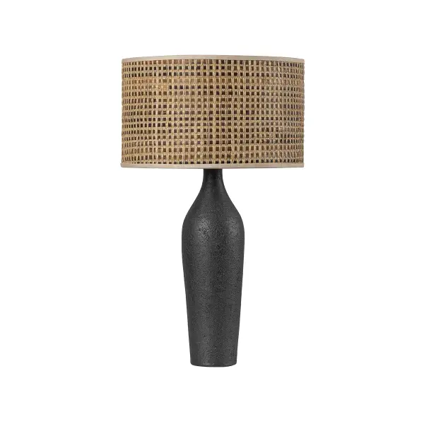This Hudson Valley table lamp combines aged brass metalwork with ceramic black ash accents for a refined, transitional aesthetic. The quality construction and versatile styling make it suitable for both residential and hospitality settings.