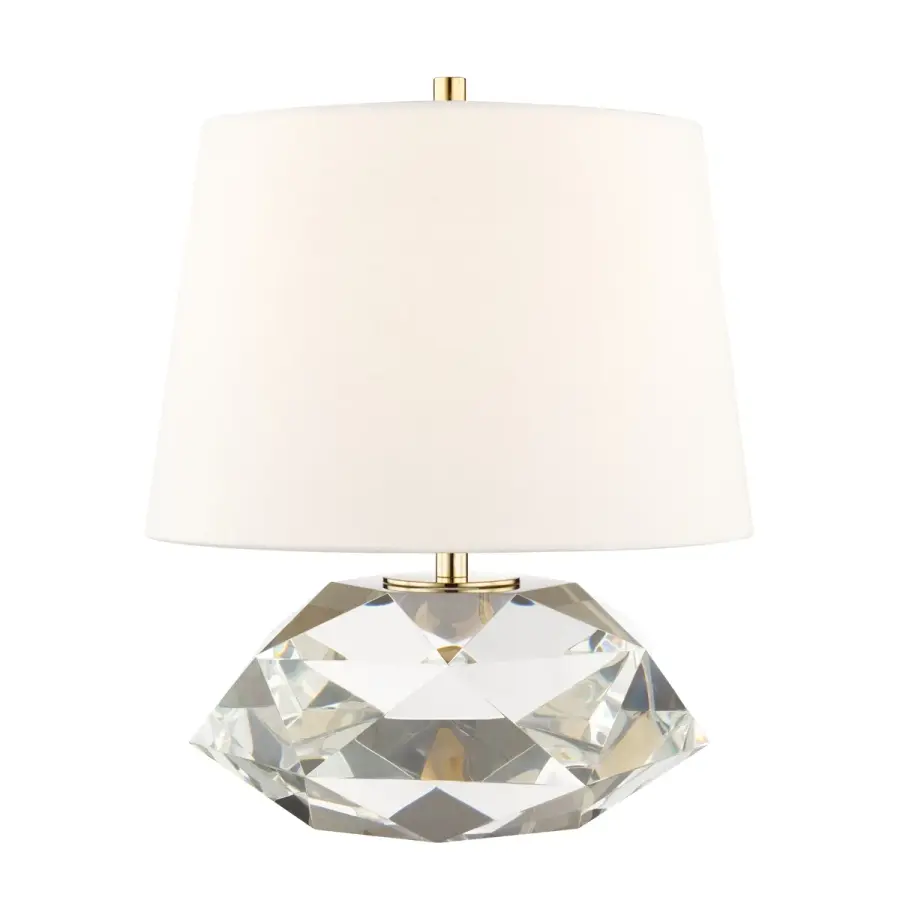 Henley Table Lamp in Aged Brass - Image 1