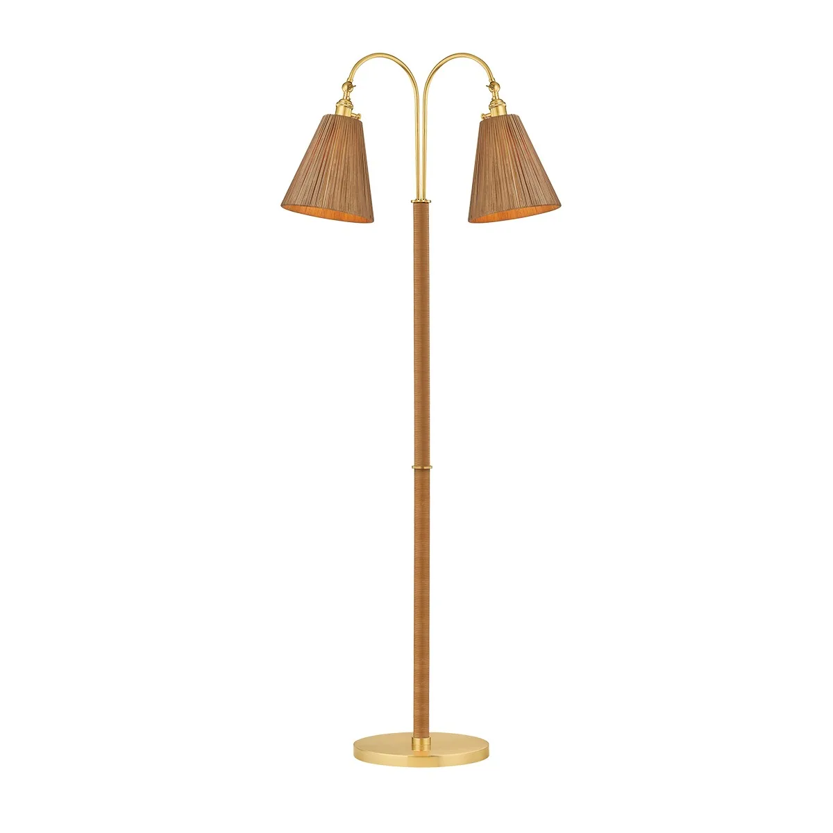 Ruthin Two-Light Floor Lamp