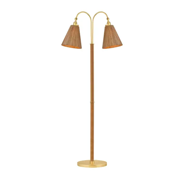 Ruthin Two-Light Floor Lamp - Image 1