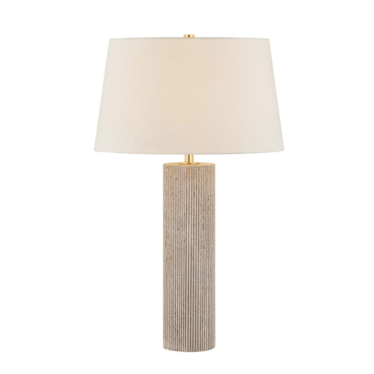 Highland Mills One Light Table Lamp in Aged Brass