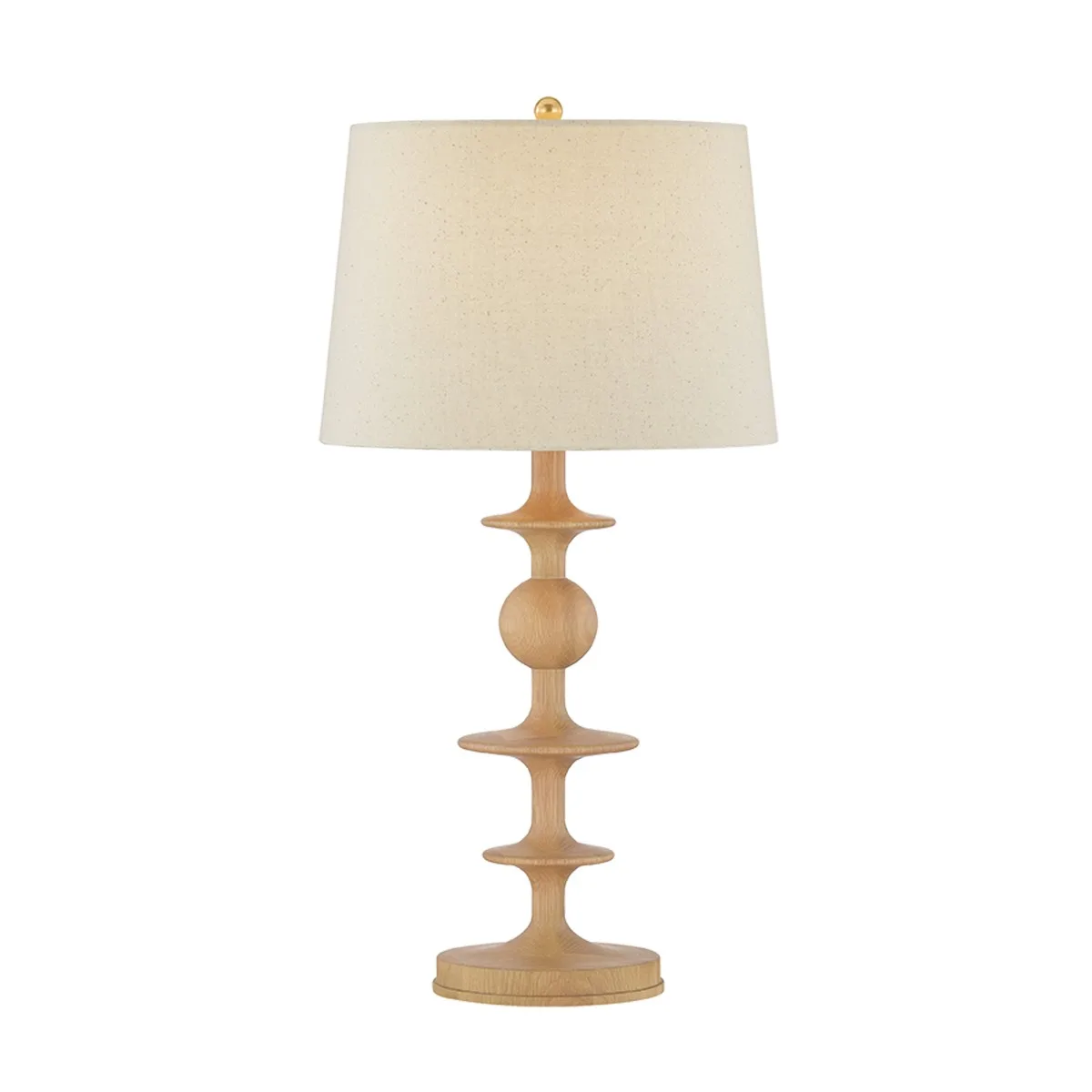 Jefferson Heights One Light Table Lamp in Aged Brass