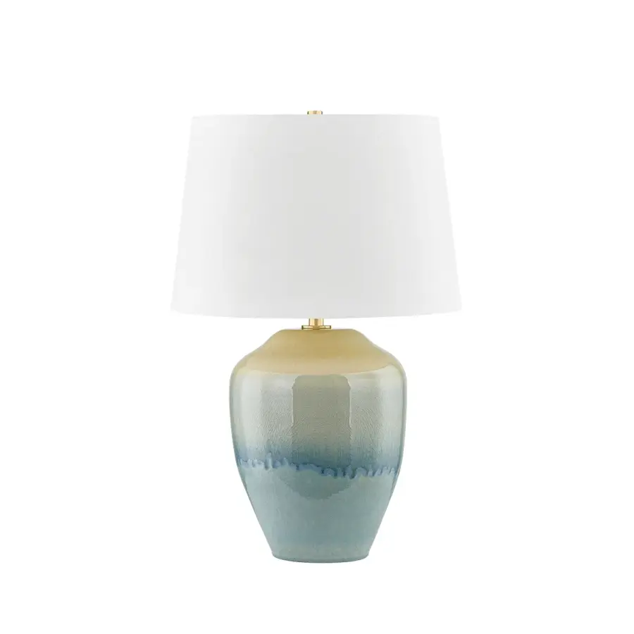 Hudson Valley Lighting Ceramic Crackle Table Lamp - Image 1