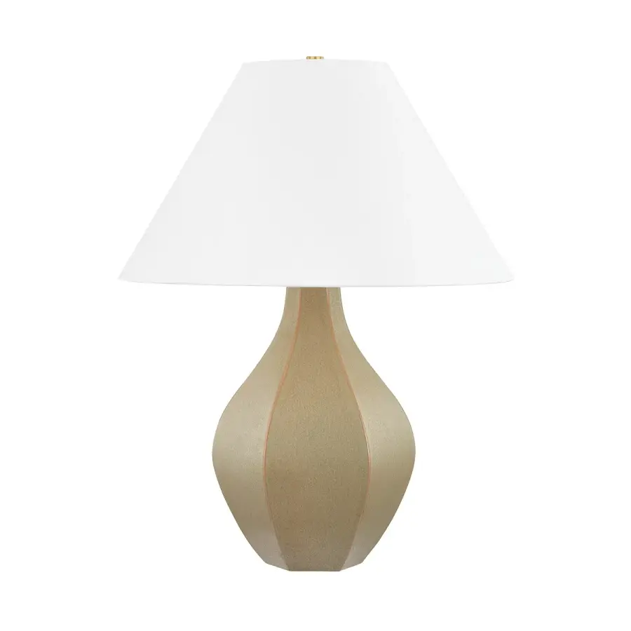 Hudson Valley Lighting Ceramic Cocoon Table Lamp - Image 1