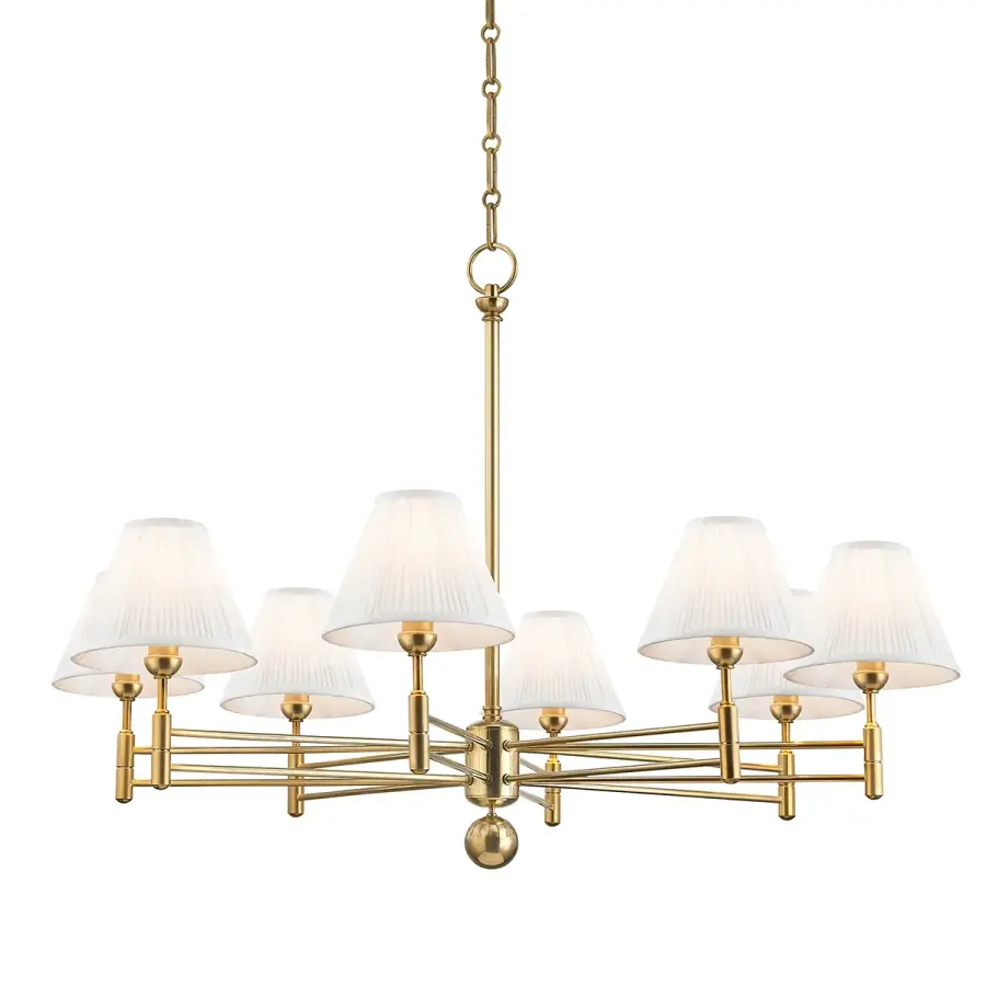 Classic No.1 Eight Light Chandelier - Image 1