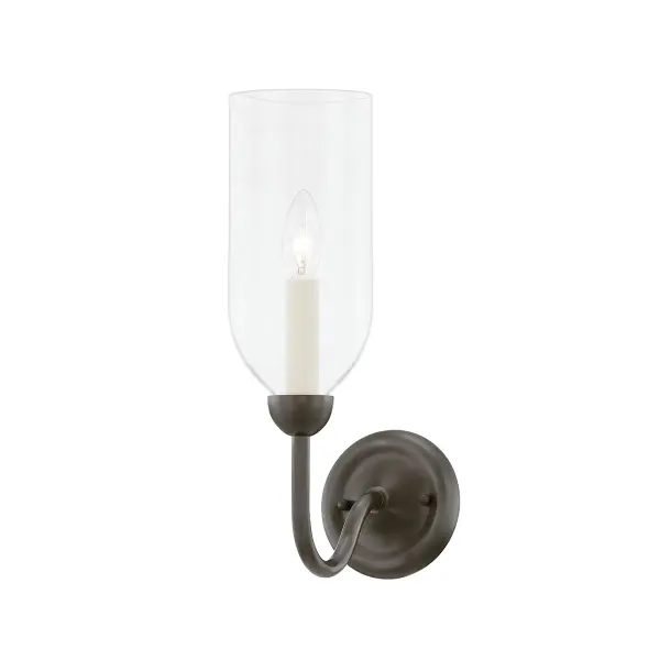 The Classic No.1 brings understated elegance to any space with its slender profile and delicate curves. The distressed bronze finish adds warmth and character, while the compact 4.75" width makes it ideal for smaller walls and tight spaces.