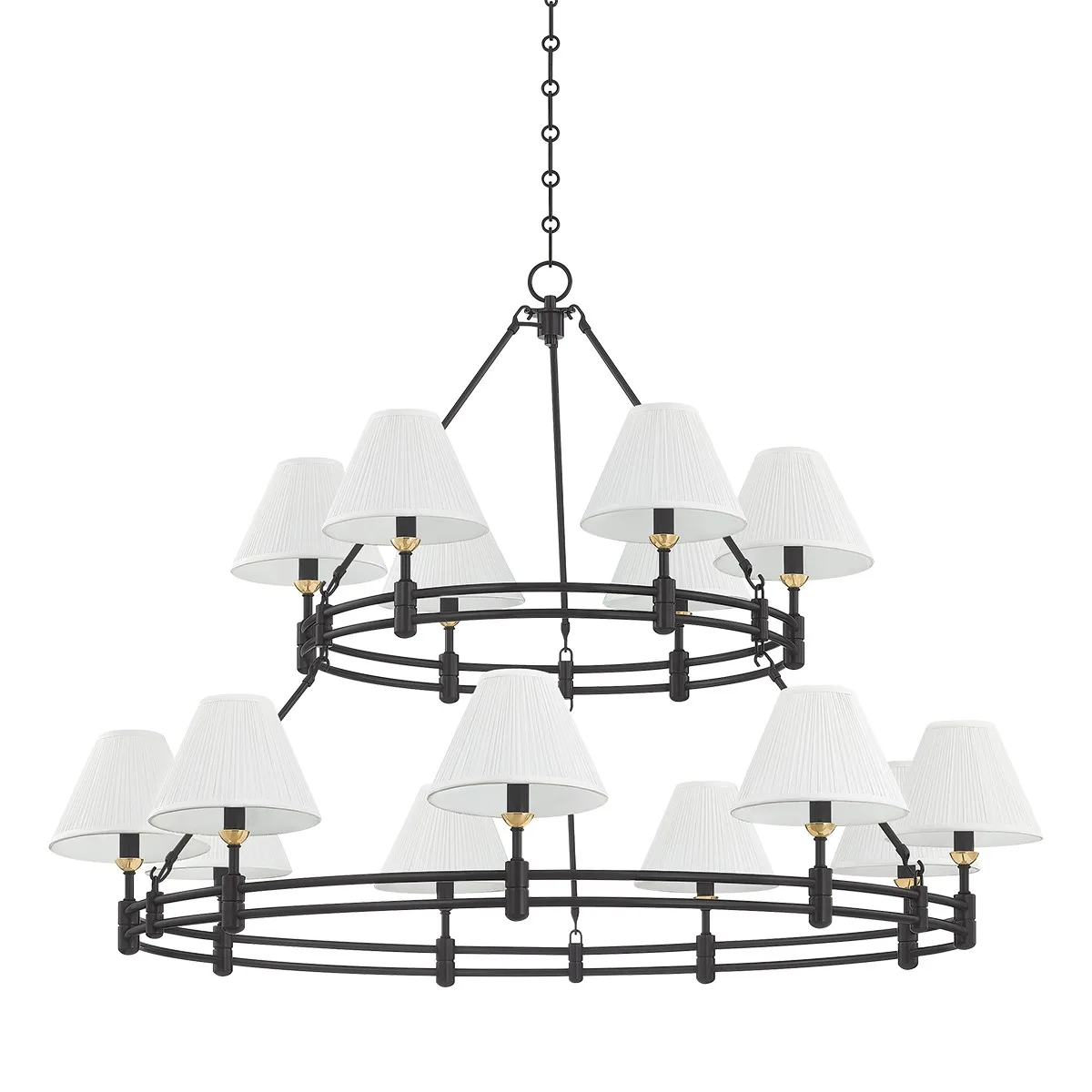 Howard 15-Light Two-Tier Chandelier