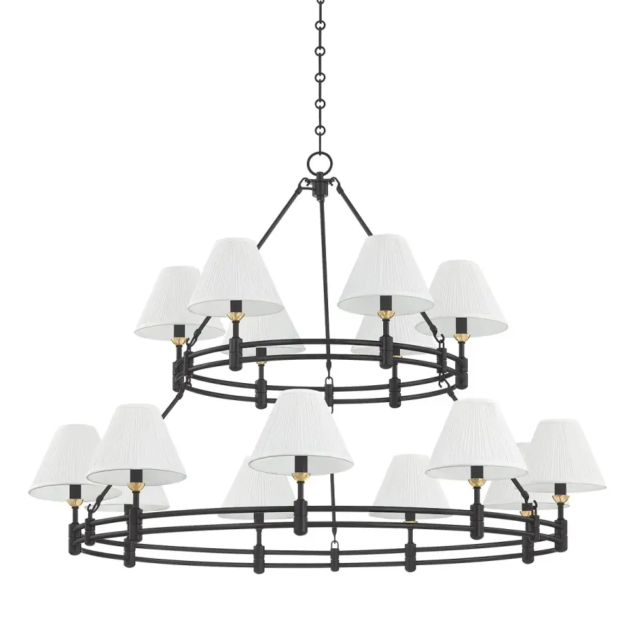 Howard 15-Light Two-Tier Chandelier - Image 1