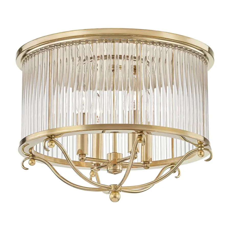 Glass No.1 Four Light Semi Flush Mount