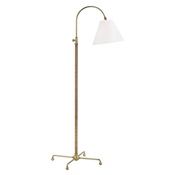 The Curves No.1 floor lamp brings architectural drama to any space with its sweeping arc design and aged brass finish. The sculptural form pairs beautifully with modern and Scandinavian interiors while providing functional task lighting.