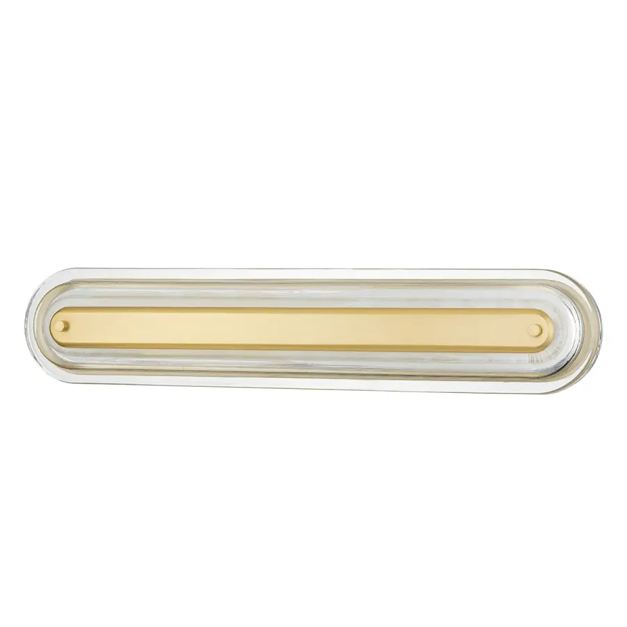 Litton LED Wall Sconce in Aged Brass - Image 1