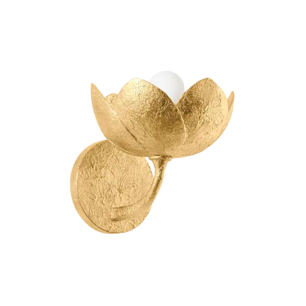 Arcata Wall Sconce in Vintage Gold Leaf - Image 4
