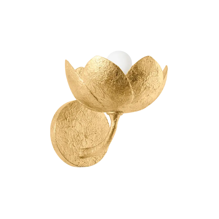 Arcata Wall Sconce in Vintage Gold Leaf - Image 4