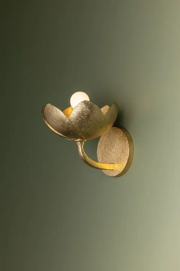 Arcata Wall Sconce in Vintage Gold Leaf - Image 6