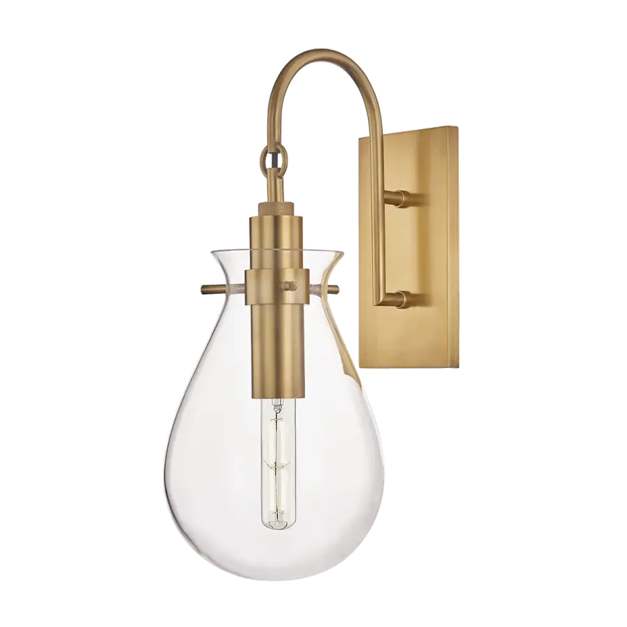 Elegant Minimalist Sconce with Jewelry-Inspired Details - Image 1
