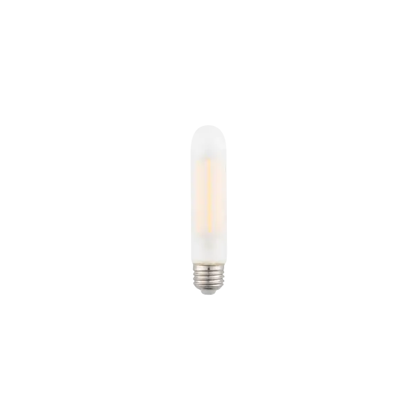 This E26 T10 tubular LED bulb offers soft, diffused lighting with a classic frosted finish. The 5.5-inch size works well in exposed bulb fixtures, vanity lights, and pendant applications where a clean, modern aesthetic is desired.