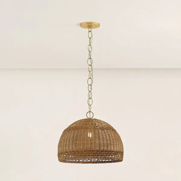 April Wicker Pendant Light - Image 3