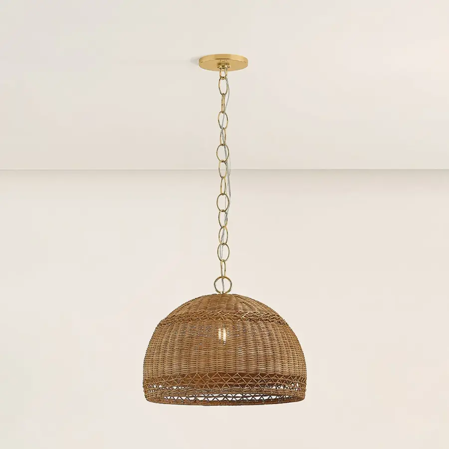 April Wicker Pendant Light - Image 3