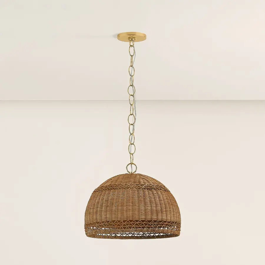 April Wicker Pendant Light - Image 4