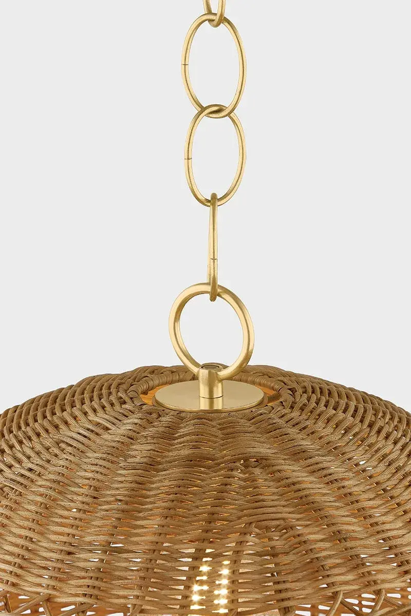April Wicker Pendant Light - Image 5