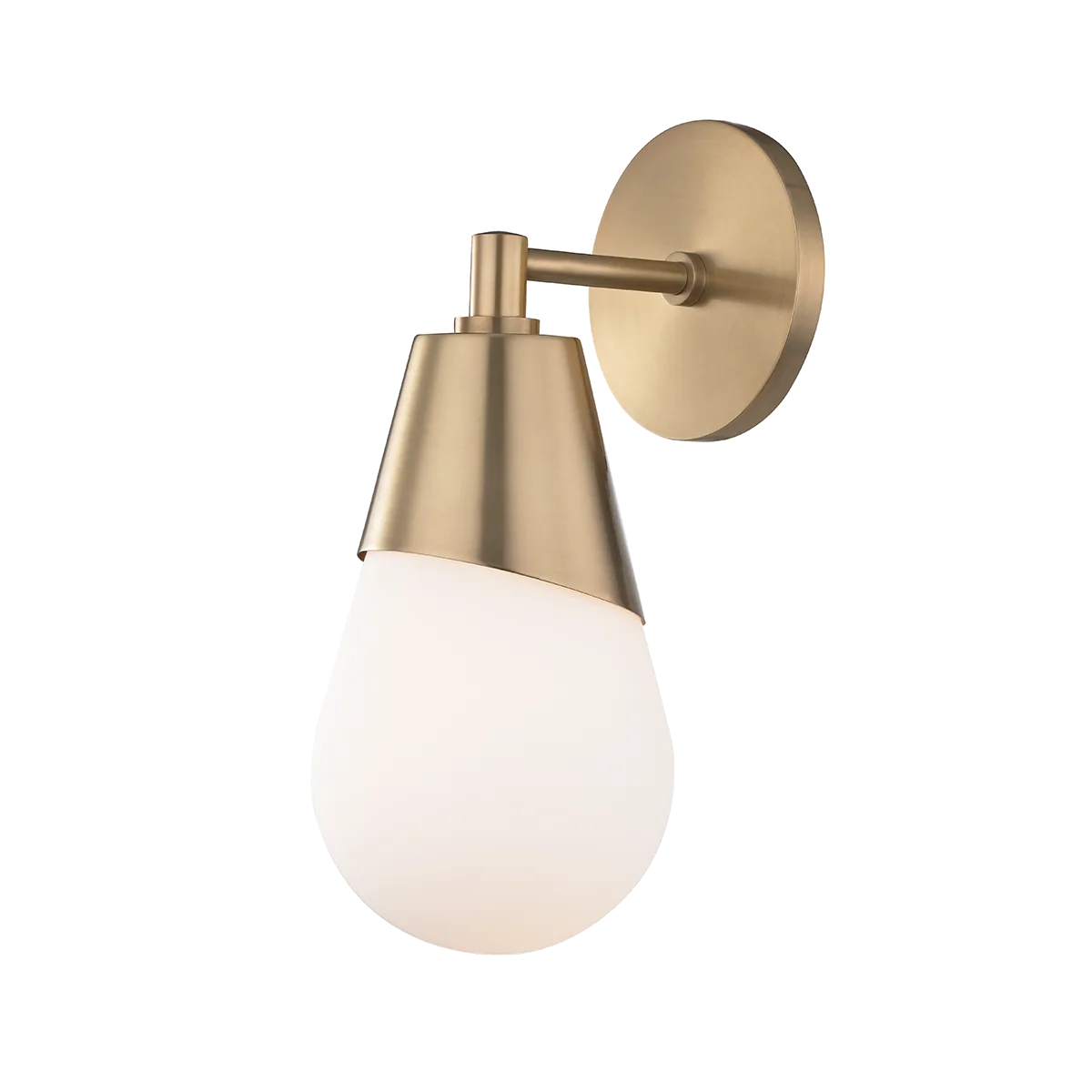 Cora Wall Sconce in Aged Brass