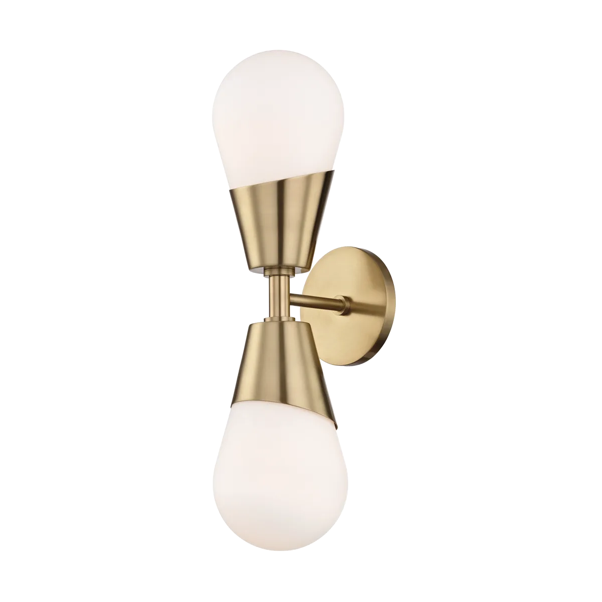 Cora Wall Sconce in Aged Brass