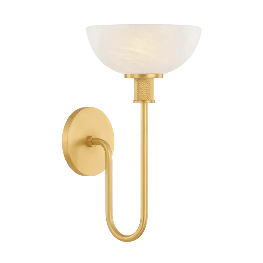 Aster Wall Sconce in Aged Brass - Image 1