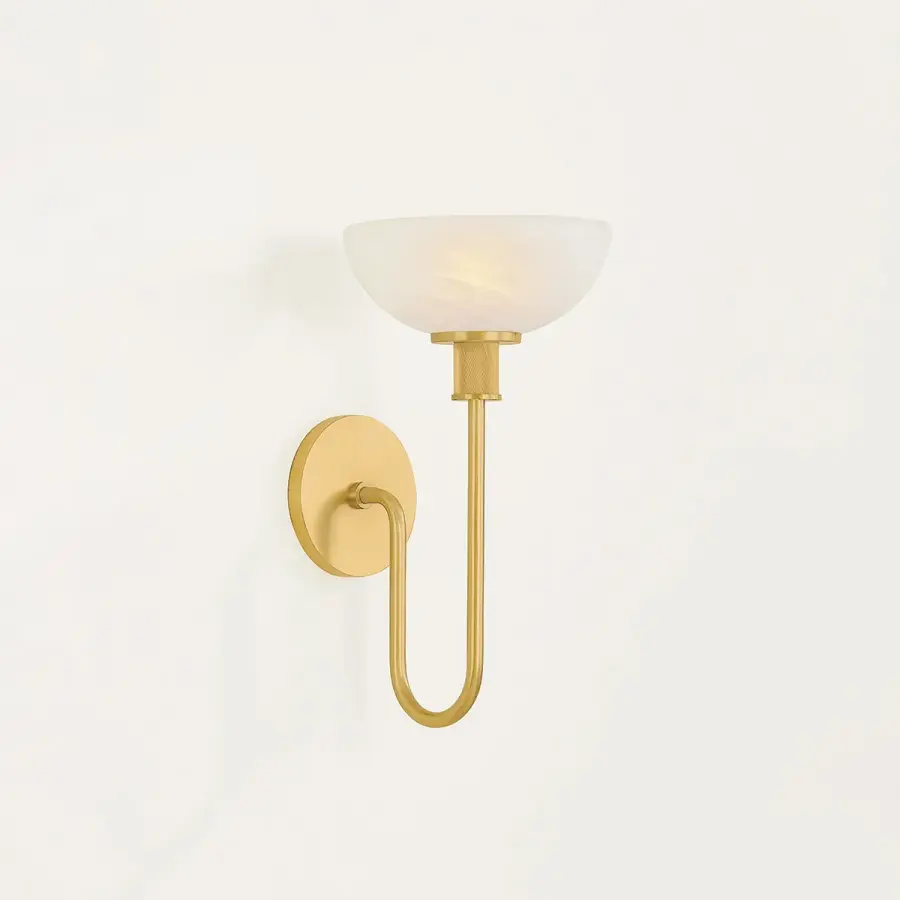 Aster Wall Sconce in Aged Brass - Image 3