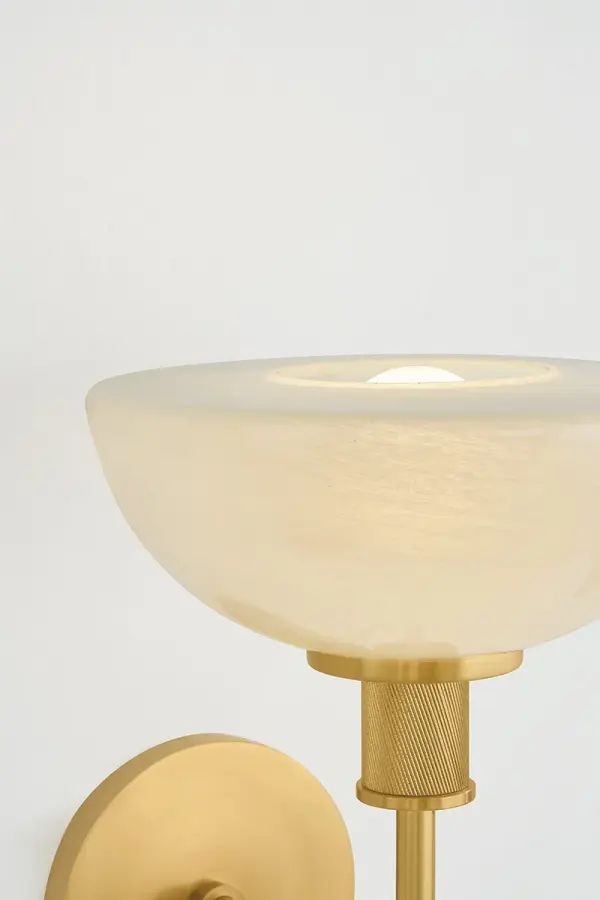 Aster Wall Sconce in Aged Brass - Image 4