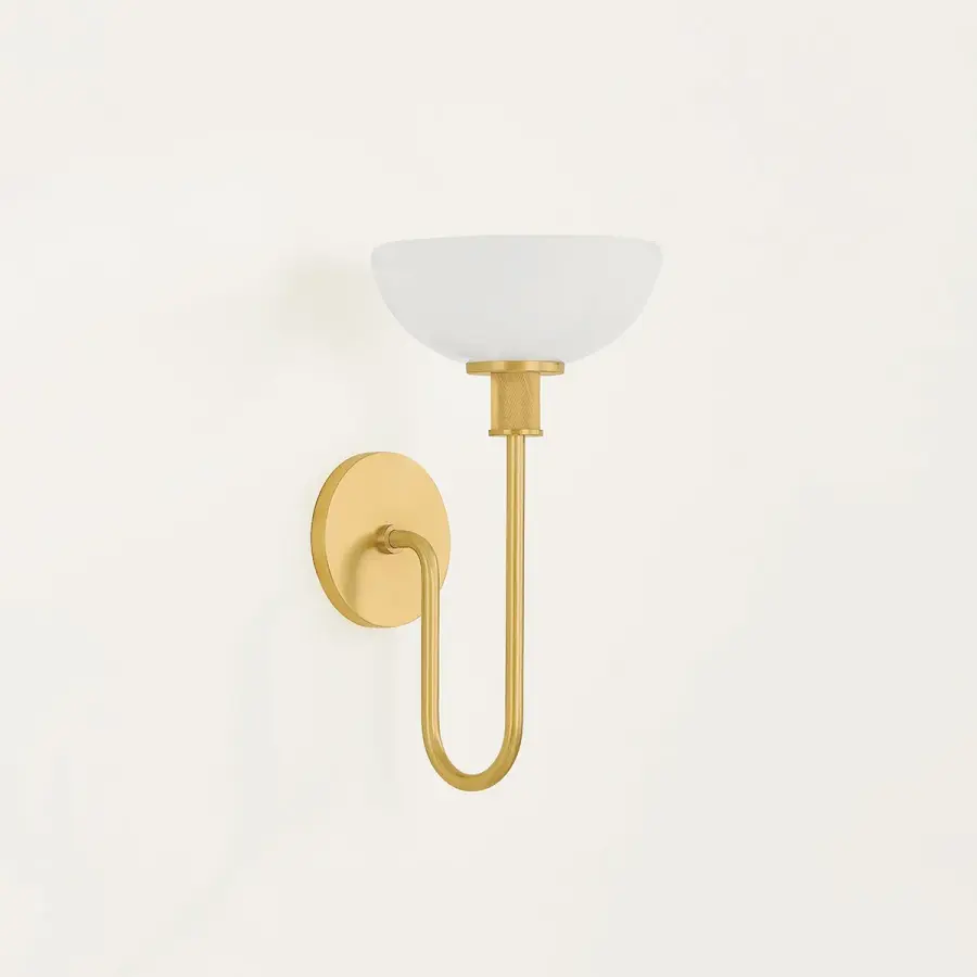 Aster Wall Sconce in Aged Brass - Image 5