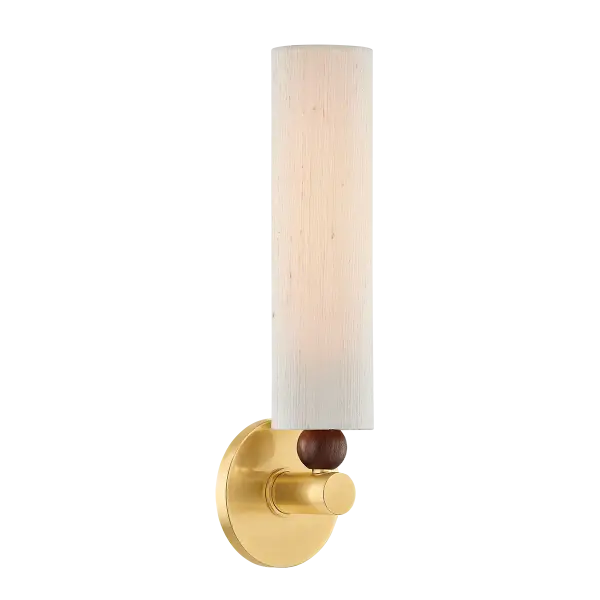 Reyn Wall Sconce in Aged Brass - Image 1