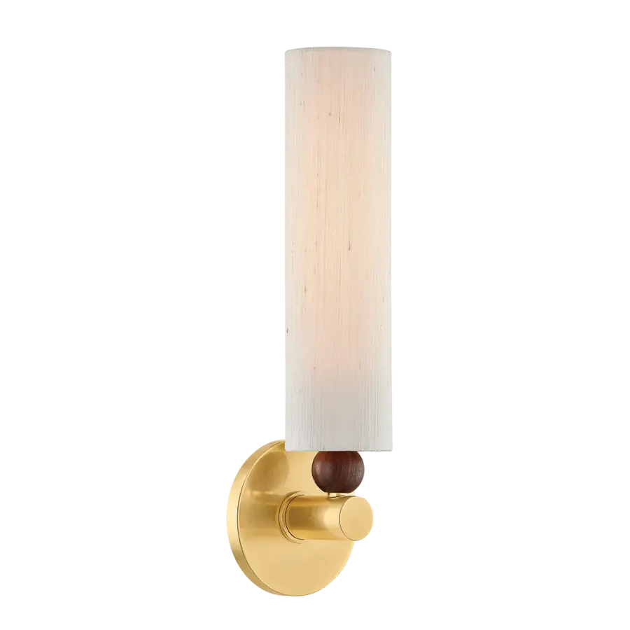Reyn Wall Sconce in Aged Brass - Image 1