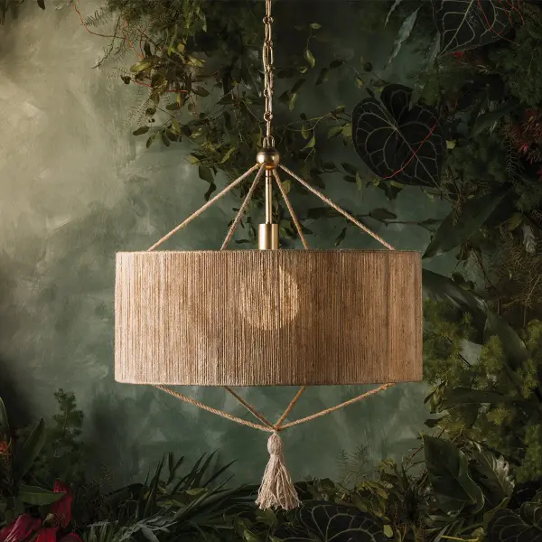 Reyn Pendant in Aged Brass - Image 1
