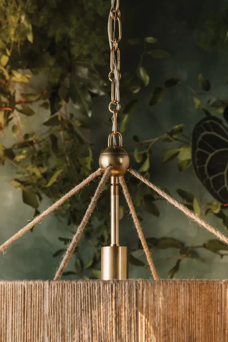 Reyn Pendant in Aged Brass - Image 5