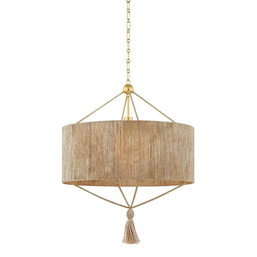 Reyn Pendant in Aged Brass - Image 8