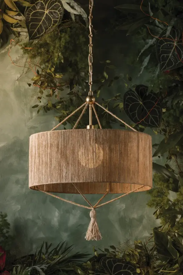 Reyn Pendant in Aged Brass - Image 10